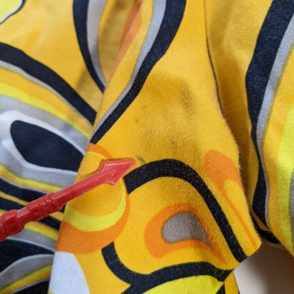 Loudmouth Golf Pants Mens 36 X 30 Shagadelic Psychedelic Yellow Colorful Floral - Picture 12 of 14